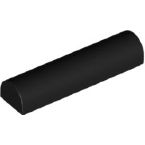 Деталь LEGO 79756 Slope, Curved 1 x 4 x 2/3 Double - Black