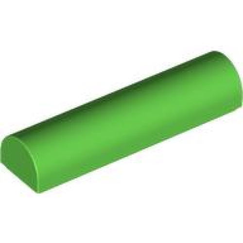 Деталь LEGO 79756 Slope, Curved 1 x 4 x 2/3 Double - Bright Green