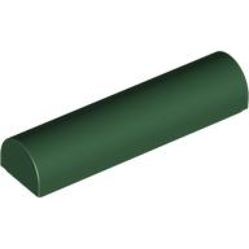 Деталь LEGO 79756 Slope, Curved 1 x 4 x 2/3 Double - Dark Green