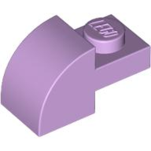 Деталь LEGO 5841 Slope, Curved 2 x 1 with Recessed Stud - Lavender