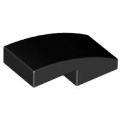 Slope, Curved 2 x 1 x 2/3 - Black