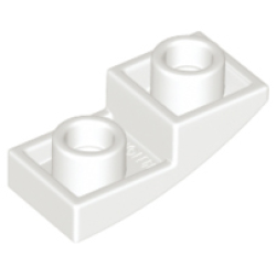 Slope, Curved 2 x 1 x 2/3 Inverted - White