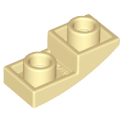 Slope, Curved 2 x 1 x 2/3 Inverted - Tan