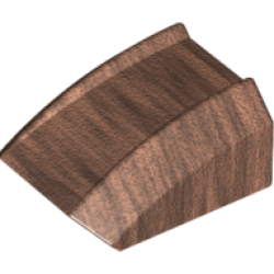Slope, Curved 2 x 2 Lip - Copper