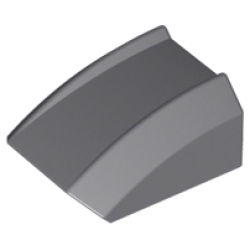 Slope, Curved 2 x 2 Lip - Dark Bluish Gray