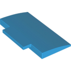 Slope, Curved 5 x 8 x 2/3 - Dark Azure Slope, Curved 5 x 8 x 2/3 - Dark Azure