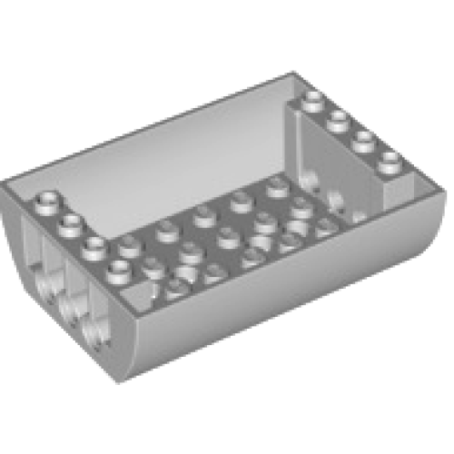 Деталь LEGO 45410 Slope, Curved 6 x 8 x 2 Inverted Double - Light Bluish Gray