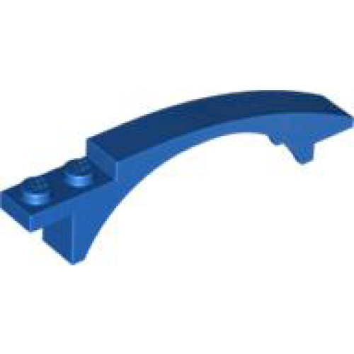 Деталь LEGO 50967 Slope, Curved 8 x 1 x 1 2/3 with Arch and 2 Recessed Studs - Blue