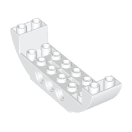 Деталь LEGO 11301 Slope, Curved 8 x 2 x 2 Inverted Double - White