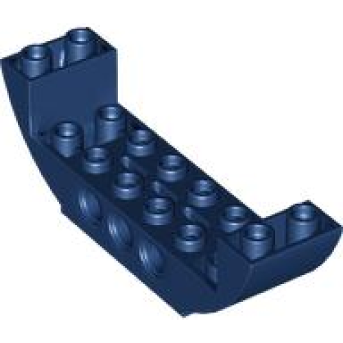 Деталь LEGO 11301 Slope, Curved 8 x 2 x 2 Inverted Double - Dark Blue