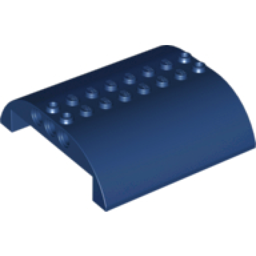 Деталь LEGO 54095 Slope, Curved 8 x 8 x 2 Double - Dark Blue