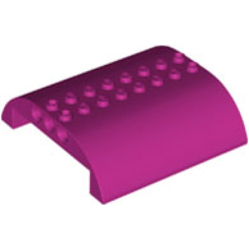 Деталь LEGO 54095 Slope, Curved 8 x 8 x 2 Double - Magenta