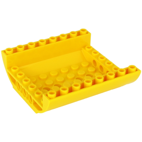 Деталь LEGO 54091 Slope, Curved 8 x 8 x 2 Inverted Double - Yellow