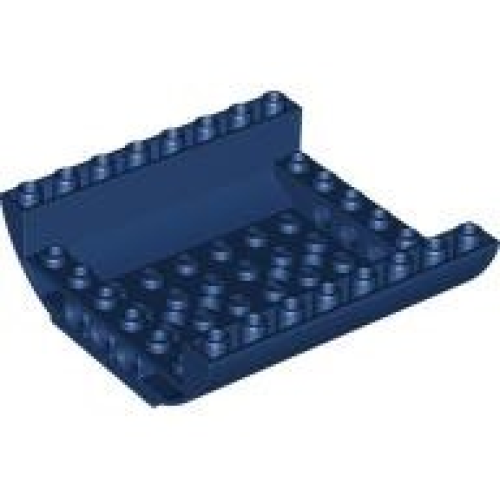 Деталь LEGO 54091 Slope, Curved 8 x 8 x 2 Inverted Double - Dark Blue