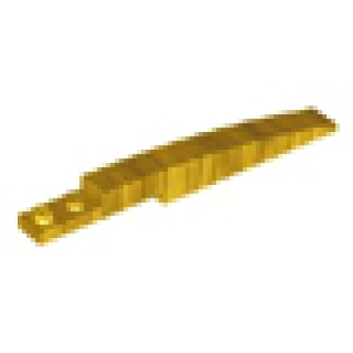 Деталь LEGO 85970 Slope, Curved 10 x 1 - Pearl Gold