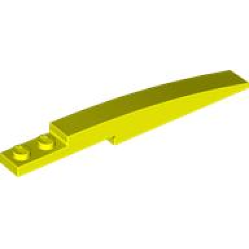 Деталь LEGO 85970 Slope, Curved 10 x 1 - Neon Yellow