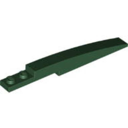 Деталь LEGO 85970 Slope, Curved 10 x 1 - Dark Green