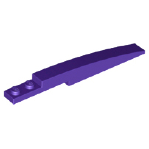 Деталь LEGO 85970 Slope, Curved 10 x 1 - Dark Purple