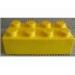 Brick, Soft 2 x 4 - Yellow