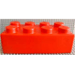 Brick, Soft 2 x 4 - Red