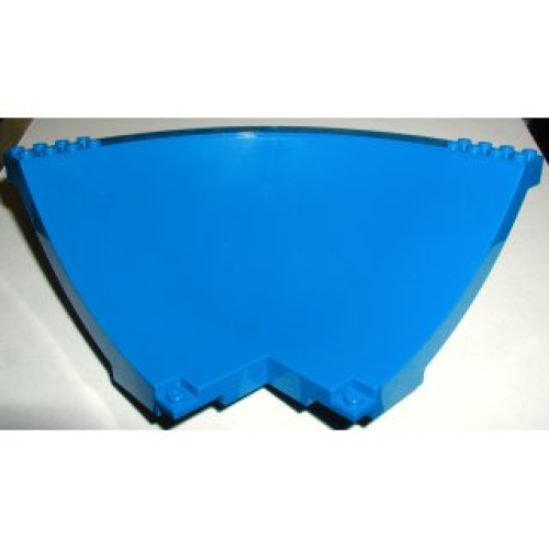 Деталь LEGO 43086 Sports Arena Section / Skateboard Ramp Corner - Blue