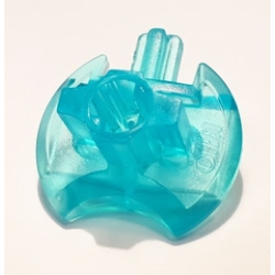 Sports Minifigure Stand Basketball / Hockey Goalie - Trans-Light Blue Sports Minifigure Stand Basketball / Hockey Goalie - Trans-Light Blue