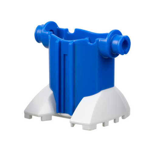 Деталь LEGO 48379c03 Sports Promo Figure Base with Very Light Bluish Gray Feet - Blue