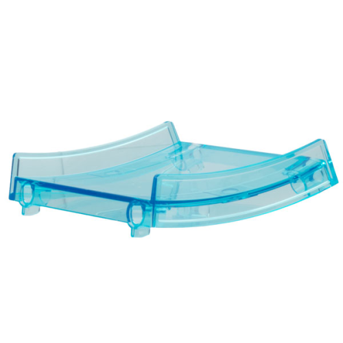 Деталь LEGO 77823 Sports Stuntz Loop Ramp Section - Trans-Light Blue