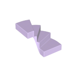 Stairs 6 x 6 x 4 Curved - Lavender