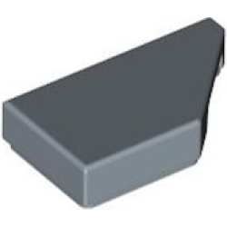 Tile, Modified 1 x 2 Wedge Right - Sand Blue