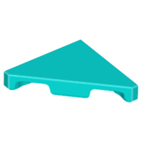 Деталь LEGO 35787 Tile, Modified 2 x 2 Triangular - Dark Turquoise