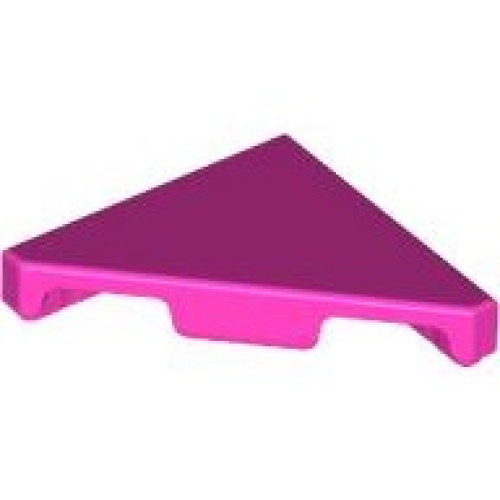 Деталь LEGO 35787 Tile, Modified 2 x 2 Triangular - Dark Pink