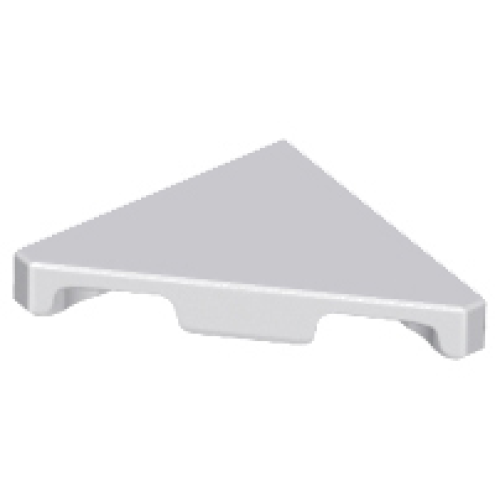 Деталь LEGO 35787 Tile, Modified 2 x 2 Triangular - Light Bluish Gray