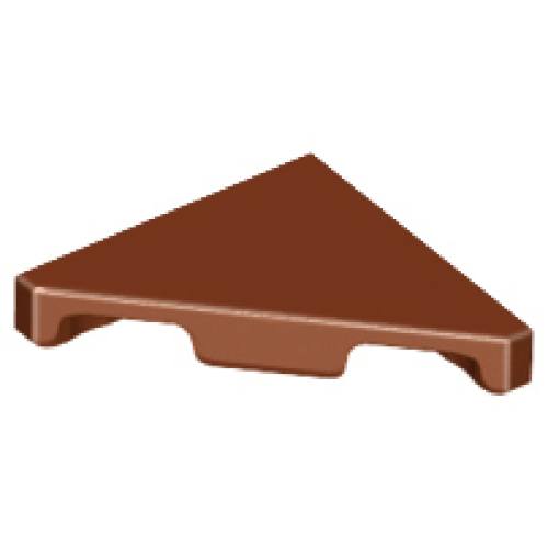 Деталь LEGO 35787 Tile, Modified 2 x 2 Triangular - Reddish Brown