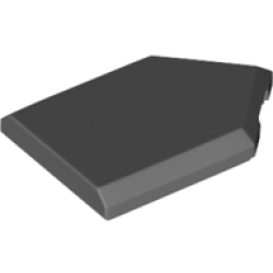 Tile, Modified 2 x 3 Pentagonal - Dark Bluish Gray Tile, Modified 2 x 3 Pentagonal - Dark Bluish Gray