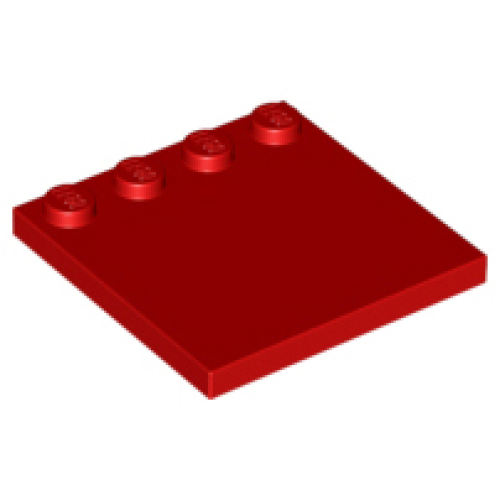 Деталь LEGO 6179 Tile, Modified 4 x 4 with Studs on Edge - Red
