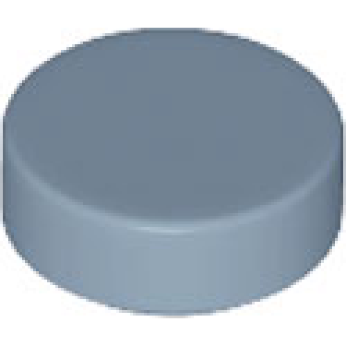Деталь LEGO 98138 Tile, Round 1 x 1 - Sand Blue