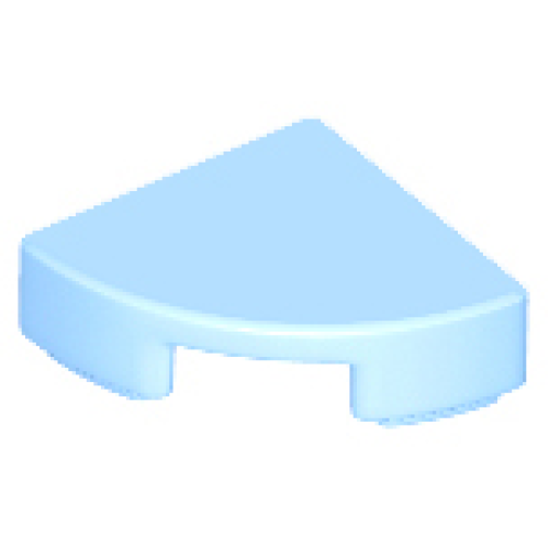 Деталь LEGO 25269 Tile, Round 1 x 1 Quarter - Bright Light Blue