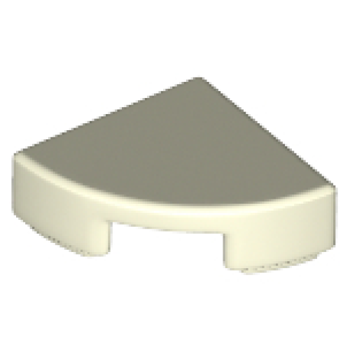 Деталь LEGO 25269 Tile, Round 1 x 1 Quarter - Glow In Dark White