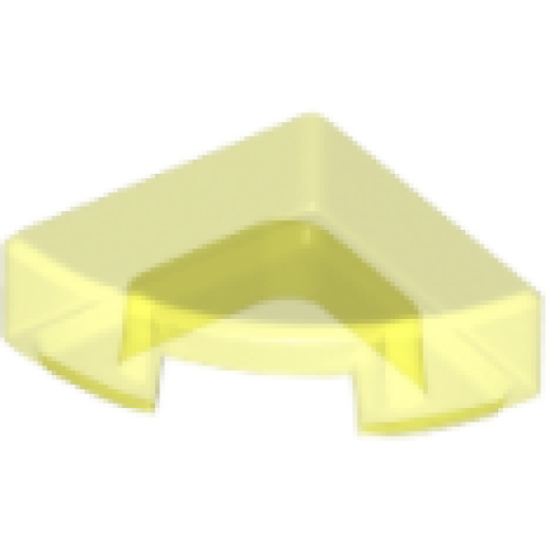 Деталь LEGO 25269 Tile, Round 1 x 1 Quarter - Trans-Neon Green