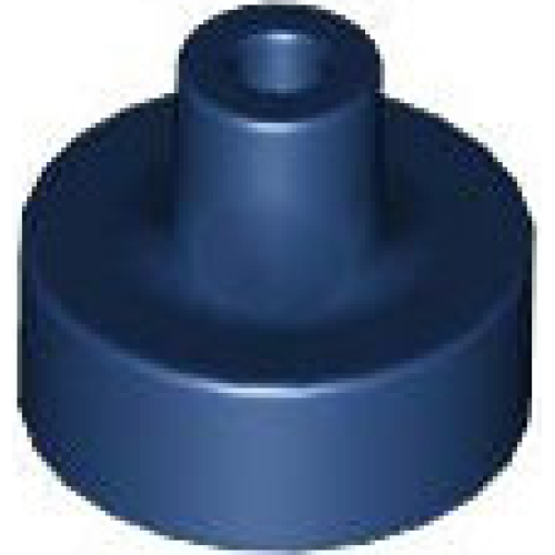 Деталь LEGO 20482 Tile, Round 1 x 1 with Bar and Pin Holder - Dark Blue