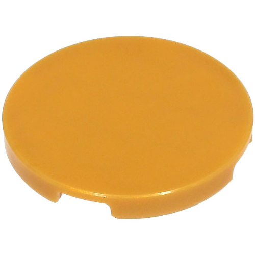 Деталь LEGO 67095 Tile, Round 3 x 3 - Pearl Gold