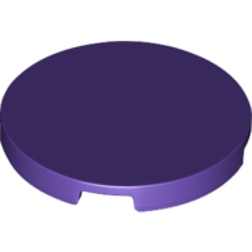 Деталь LEGO 67095 Tile, Round 3 x 3 - Dark Purple