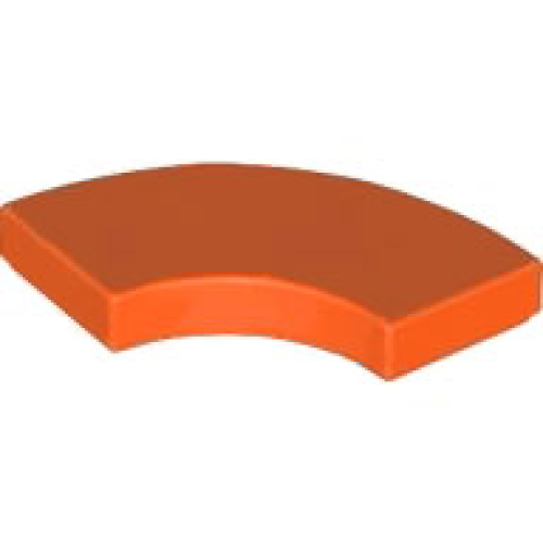 Деталь LEGO 27925 Tile, Round Corner 2 x 2 Macaroni - Reddish Orange