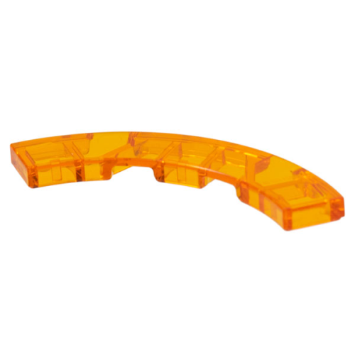Деталь LEGO 27507 Tile, Round Corner 4 x 4 Macaroni - Trans-Orange