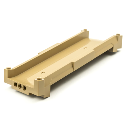 Деталь LEGO 42942 Track System Ramp Track 16 x 8 x 6 - Dark Tan