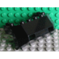 Train Front Sloping Base - Black