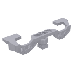 Train Motor 9V Decorative Side with Closed Hub Points - Light Bluish Gray
