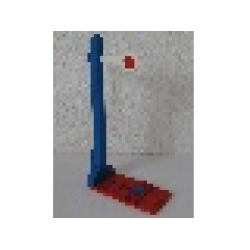 Train Signal Post - Blue