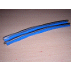 Train, Track 12V Conducting Rail Curved - Blue